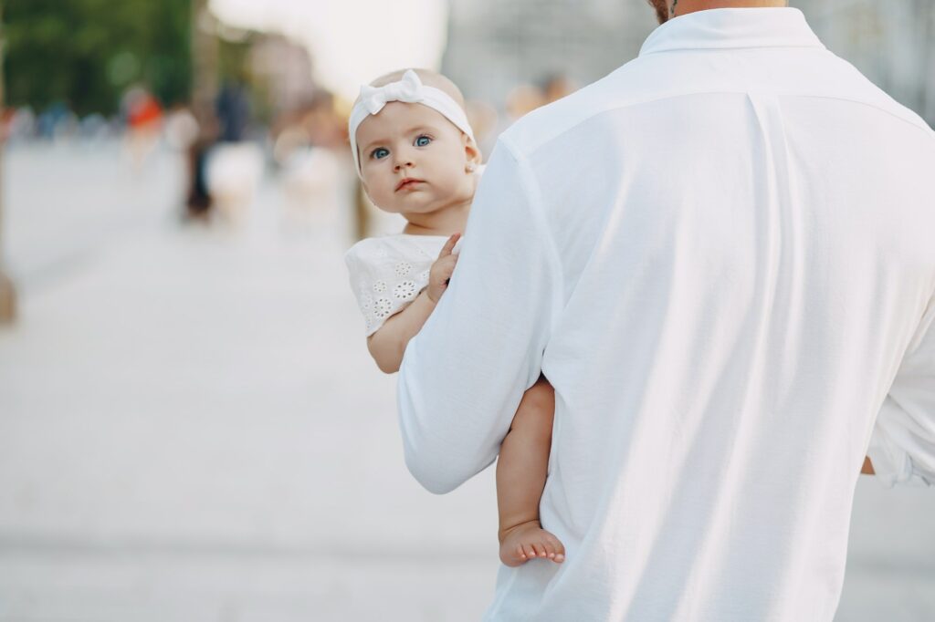 father with daughter